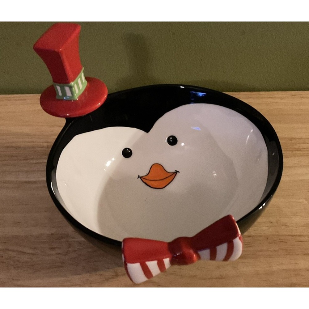 Grassland Road Penguin Chip Bowl And Chesse Spreader